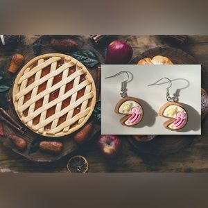 $1 PIE EARRINGS. NEW. $1 WITH ANY $10 ORDER OR MORE